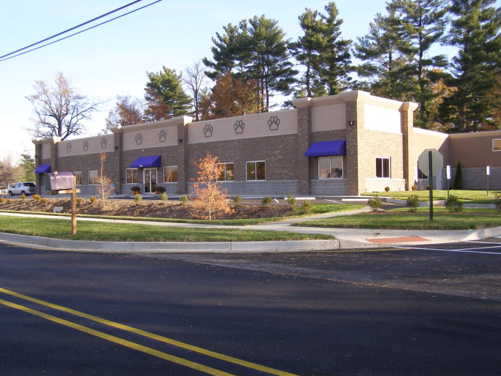 Outside view of the All Pets Veterinary Center Building